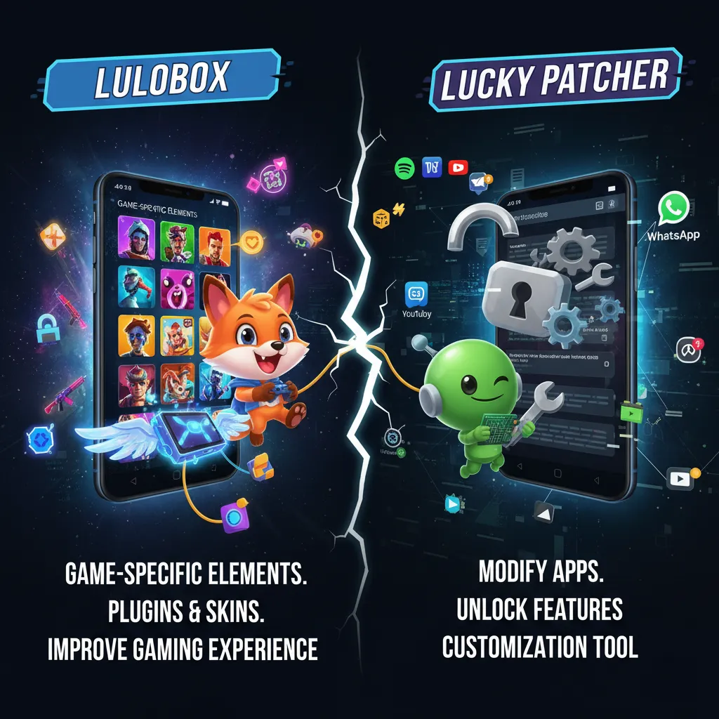 Lucky Patcher Vs. Lulubox