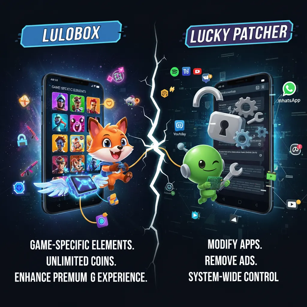 Lucky Patcher Vs. Lulubox
