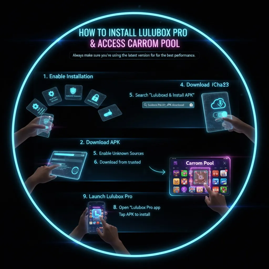 Carrom Pool Installation Guide